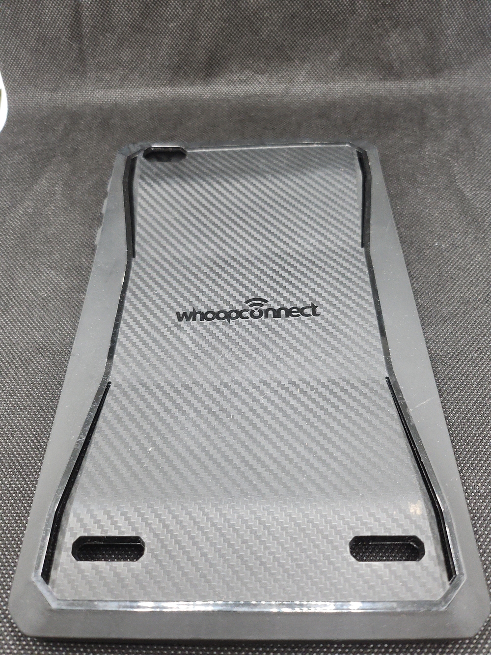Black Tablet Case with Carbon-Texture Grip